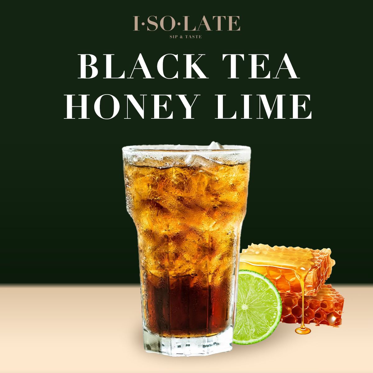 Black Tea Honey Lime